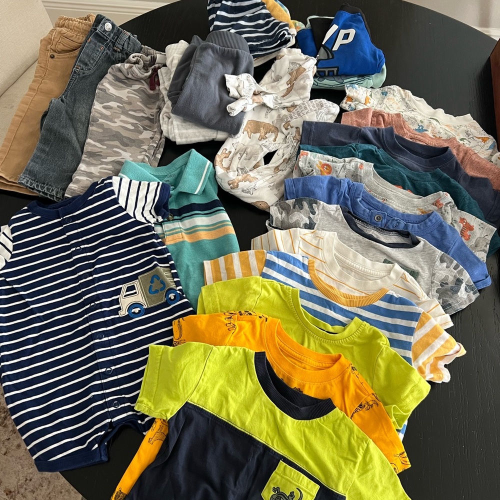 25 piece 12m boy clothes bundle